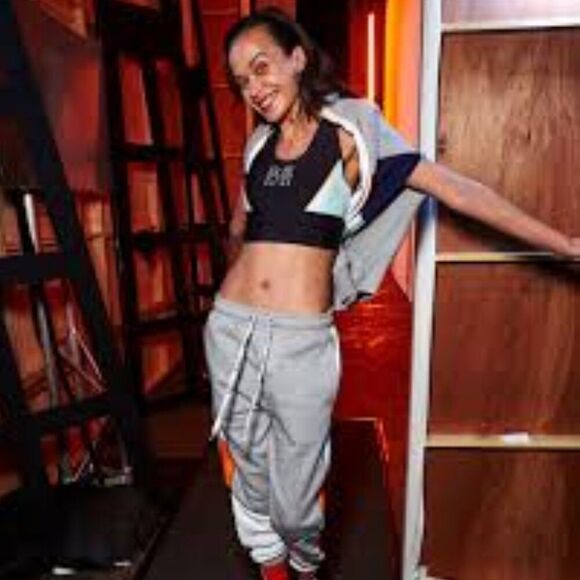 P.E Nation Acceleration Sports Bra Black with Mint in Size S - Picture 9 of 9